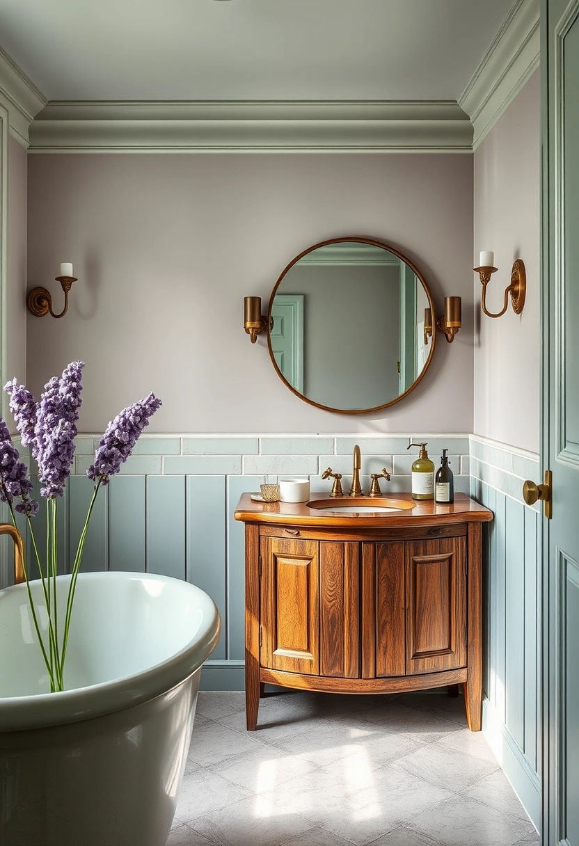 Rustic farmhouse bathroom ideas 9
