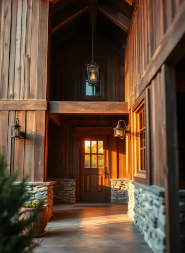 Rustic farmhouse exterior ideas 1