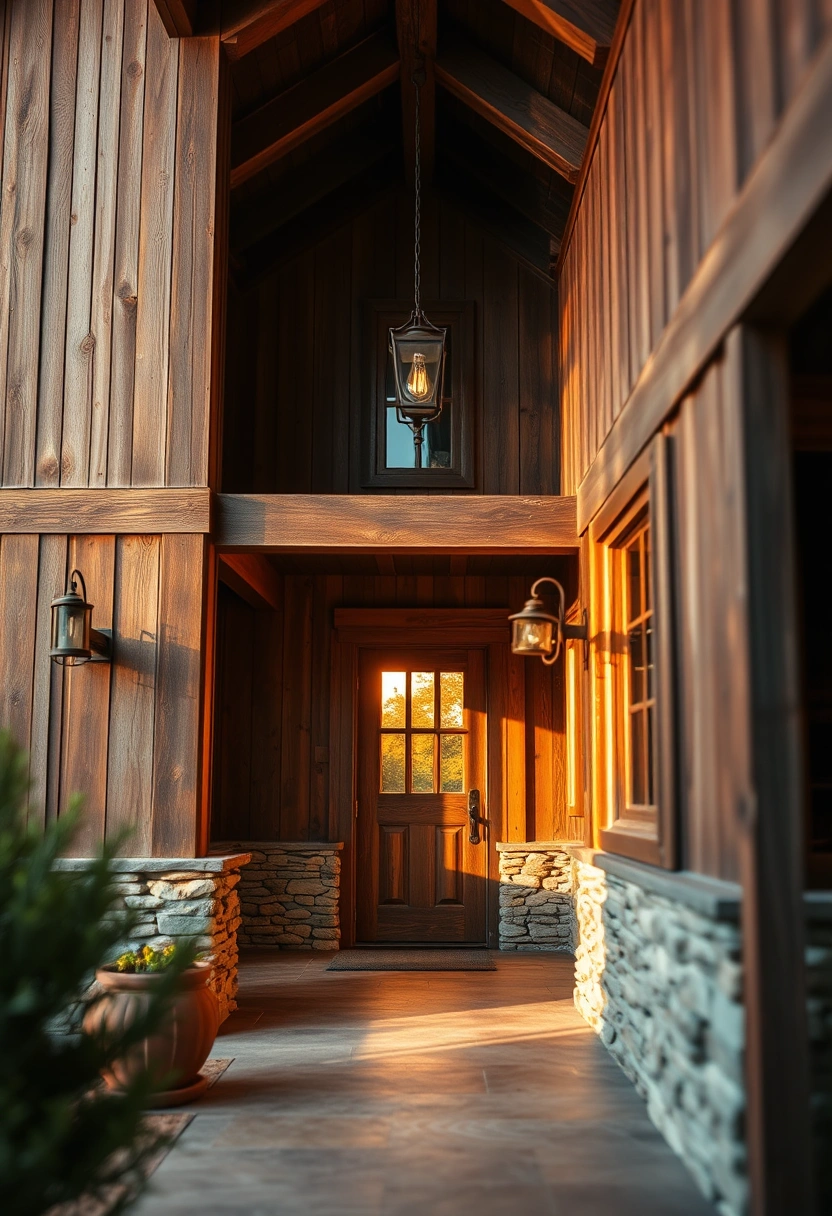Rustic farmhouse exterior ideas 1