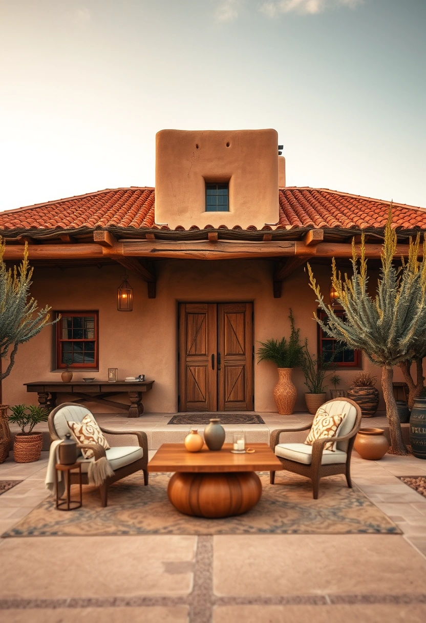 Rustic farmhouse exterior ideas 13