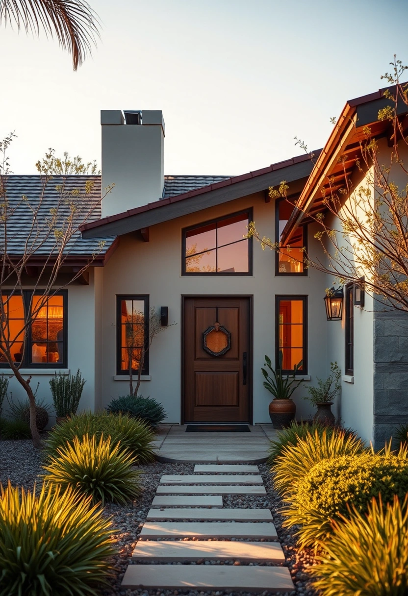 Rustic farmhouse exterior ideas 15