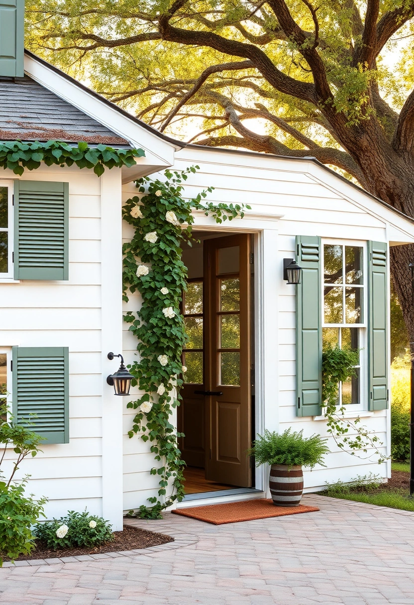 Rustic farmhouse exterior ideas 3