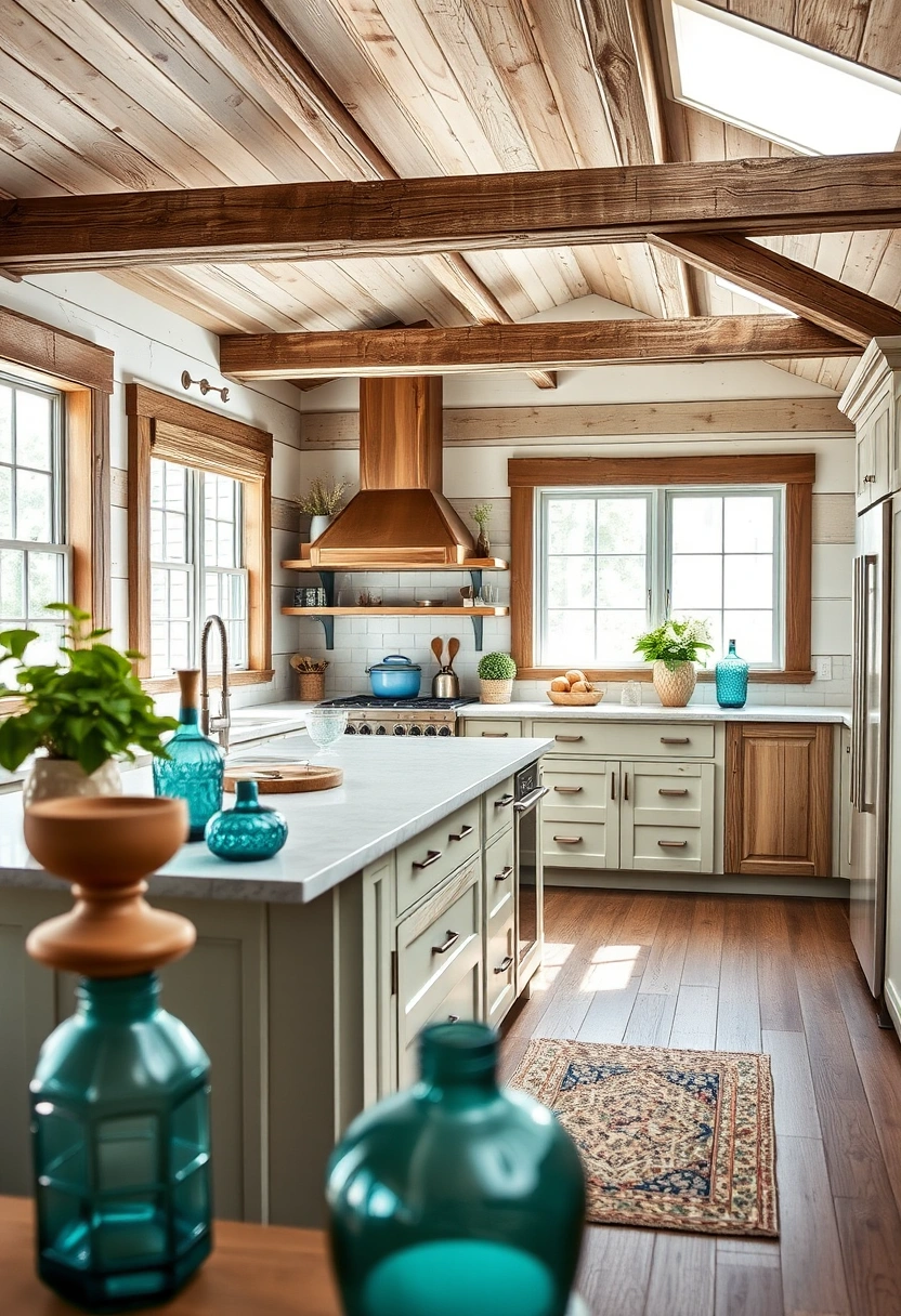 Rustic farmhouse kitchen ideas 14