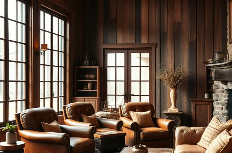 Rustic farmhouse living room ideas 1