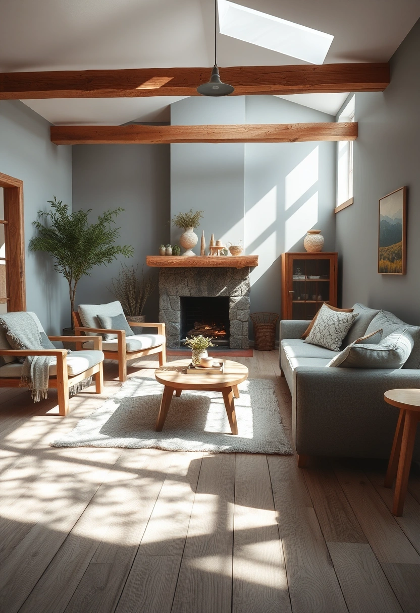 Rustic farmhouse living room ideas 11