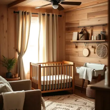Rustic nursery ideas 1