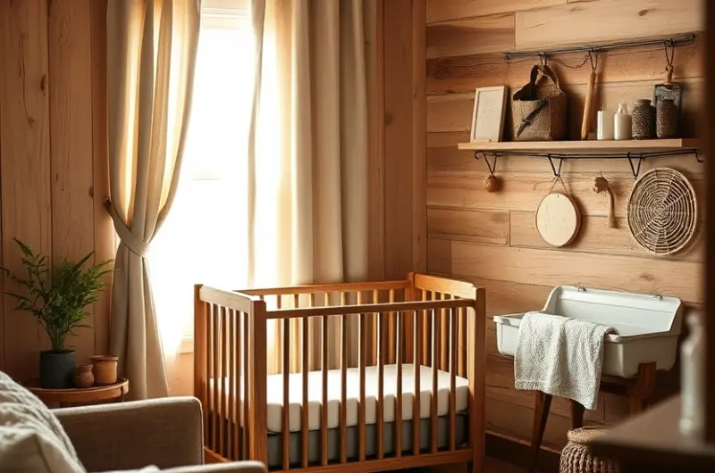 Rustic nursery ideas 1