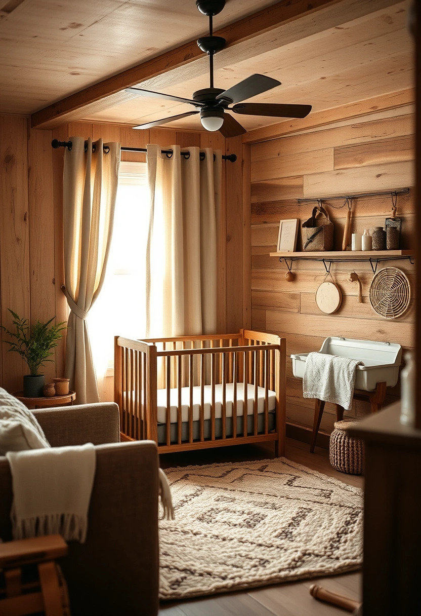 Rustic nursery ideas 1