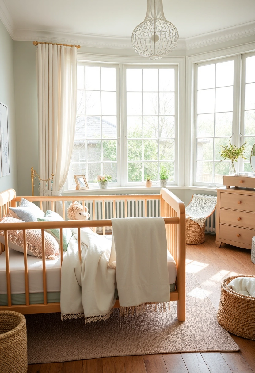 Sage green nursery ideas 13