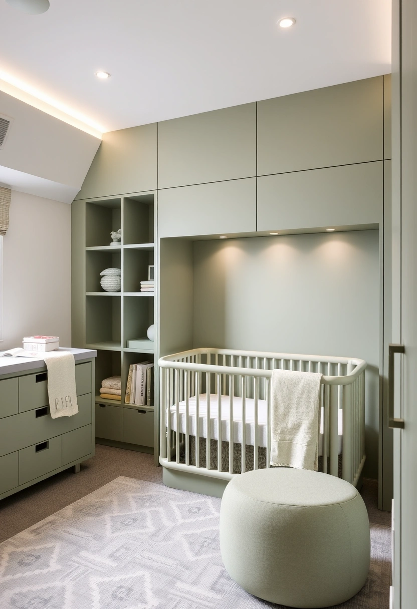 Sage green nursery ideas 18