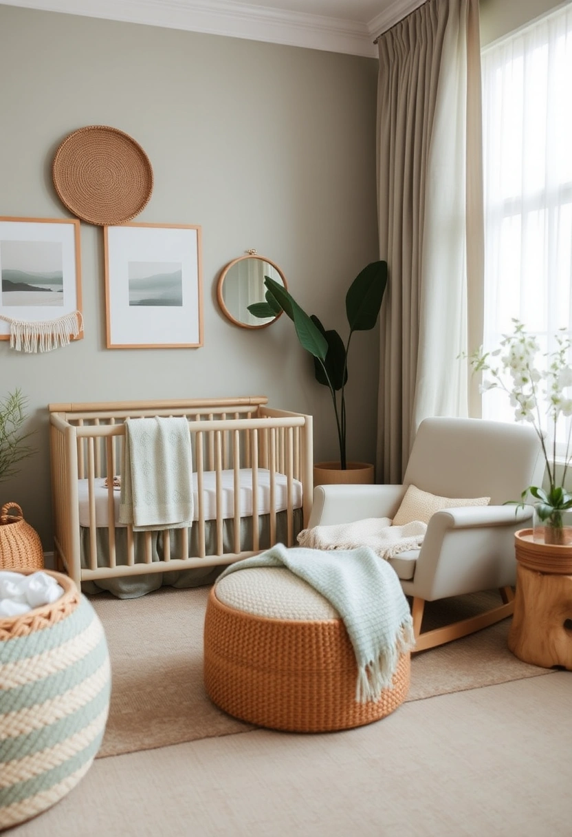 Sage green nursery ideas 19