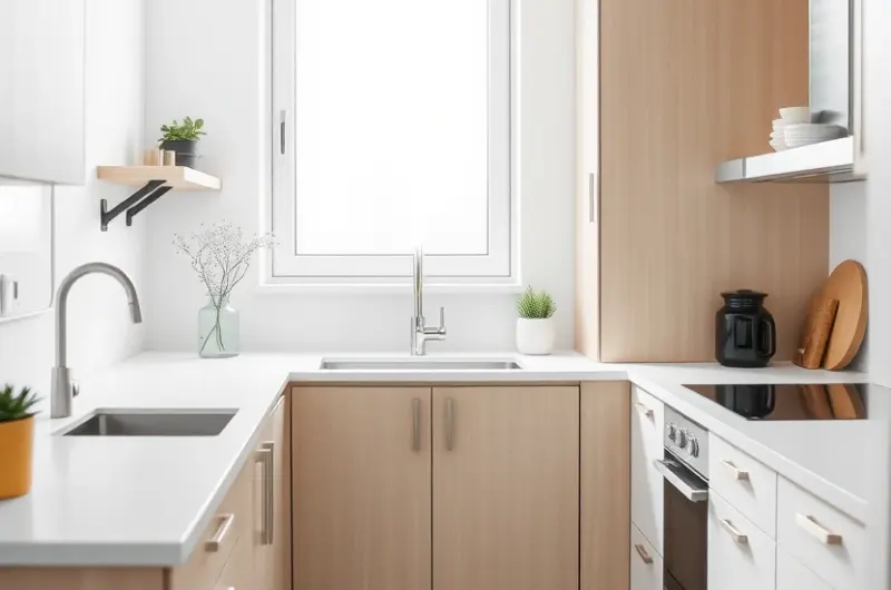 Small L shaped kitchen ideas 1