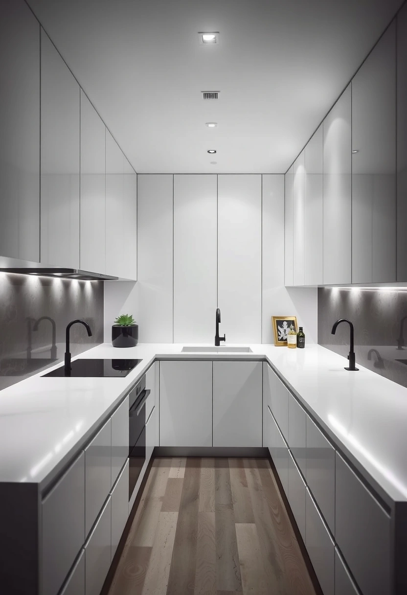 Small U shaped kitchen ideas 4