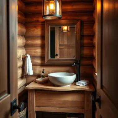 Small rustic bathroom ideas 1