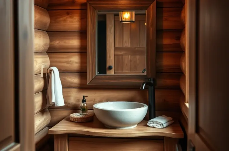 Small rustic bathroom ideas 1