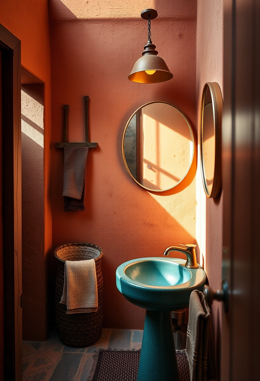Small rustic bathroom ideas 10