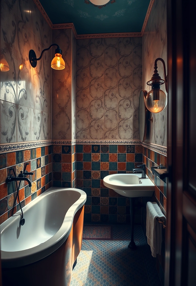 Small rustic bathroom ideas 16