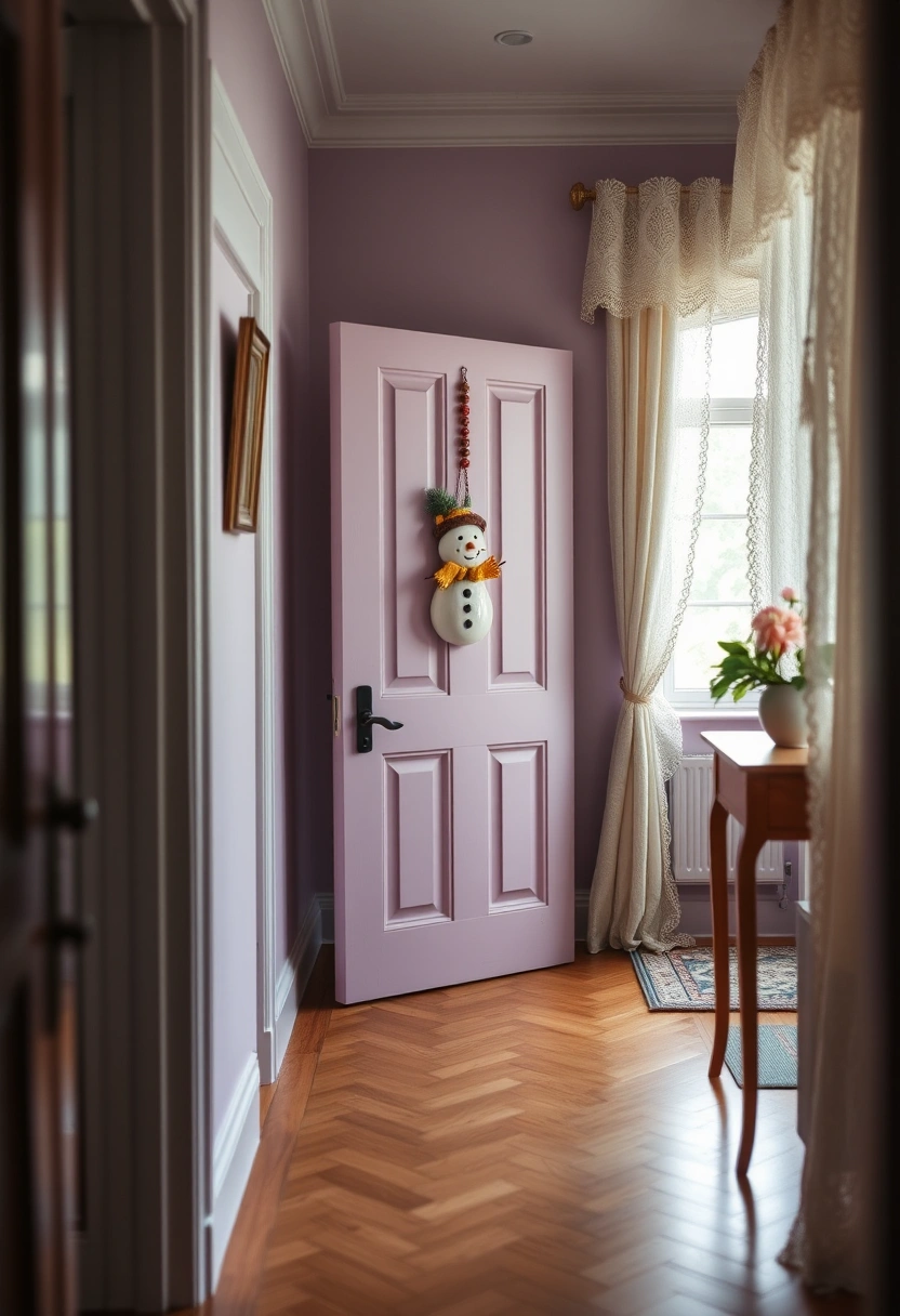 Snowman door decoration ideas 13