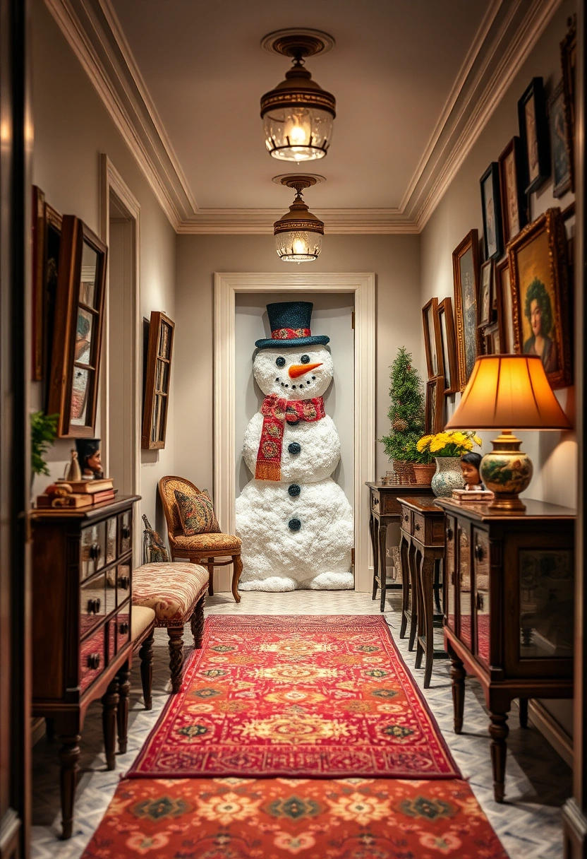 Snowman door decoration ideas 17