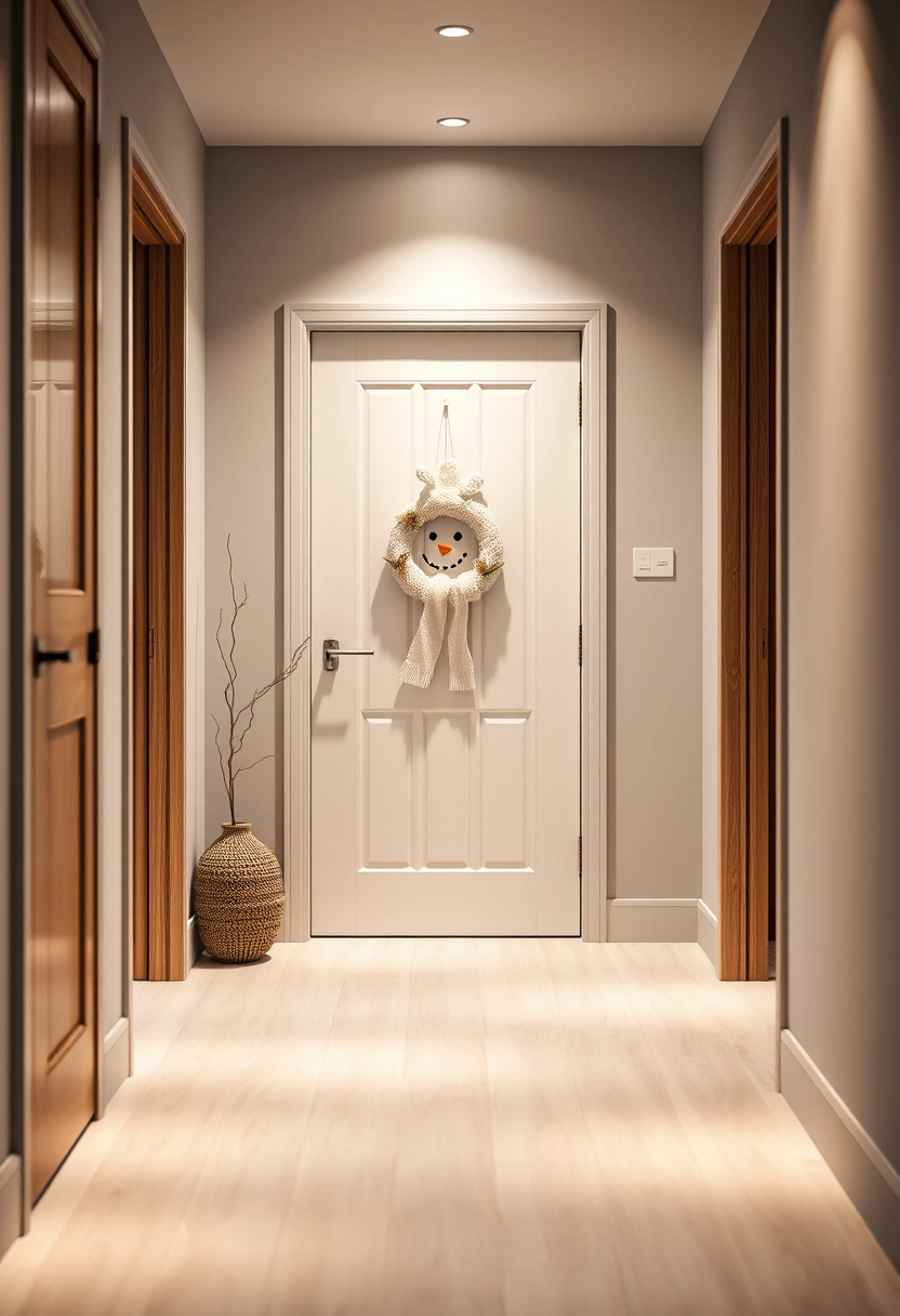 Snowman door decoration ideas 2