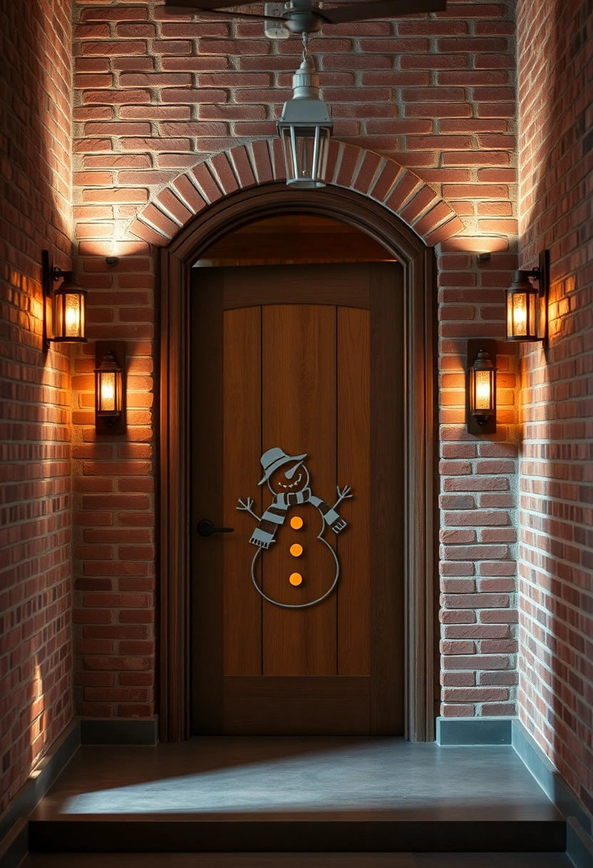 Snowman door decoration ideas 7