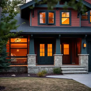Suburban house bloxburg exterior ideas 1