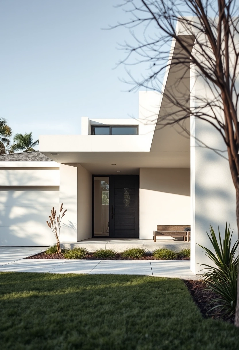 Suburban house bloxburg exterior ideas 11