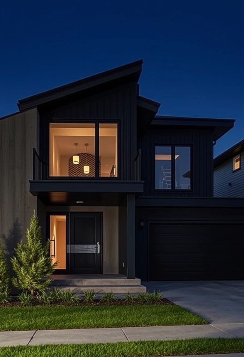 Suburban house bloxburg exterior ideas 17