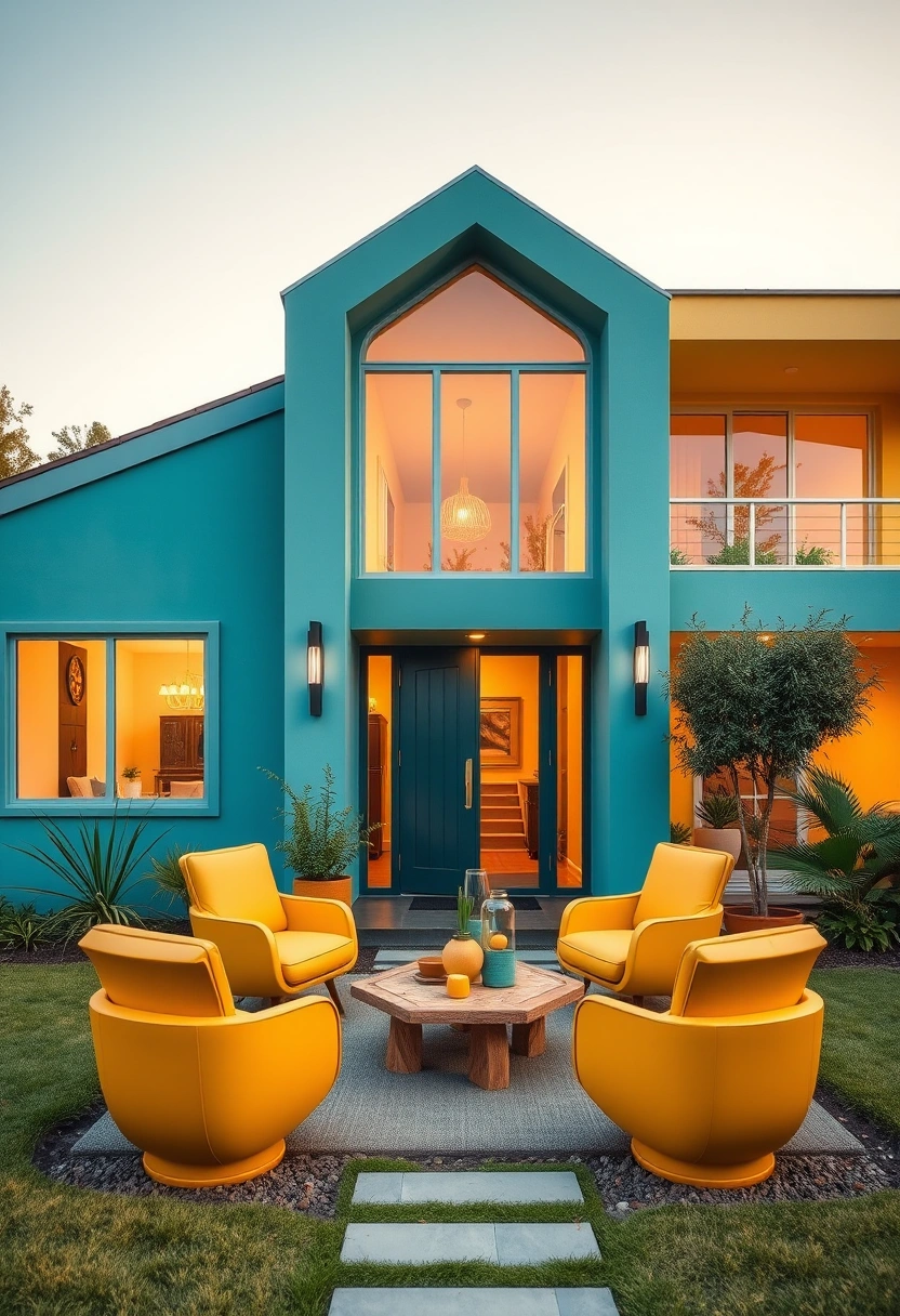Suburban house bloxburg exterior ideas 18