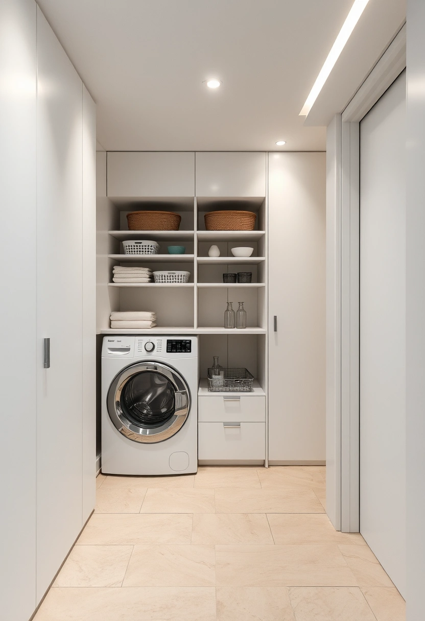 Tiny laundry room ideas 12