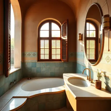 Tuscan bathroom ideas 1
