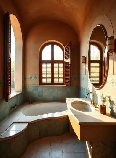 Tuscan bathroom ideas 1