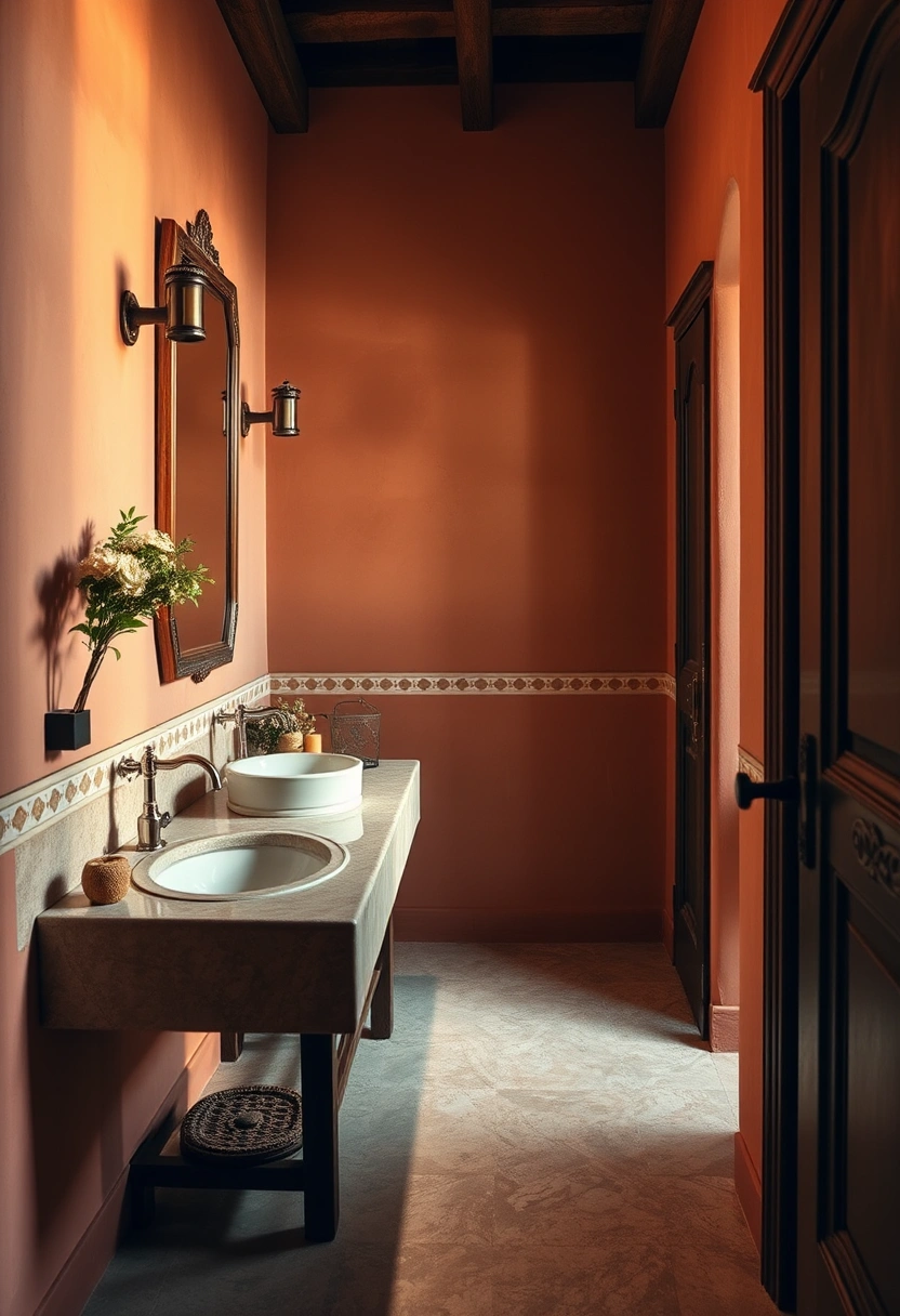 Tuscan bathroom ideas 12