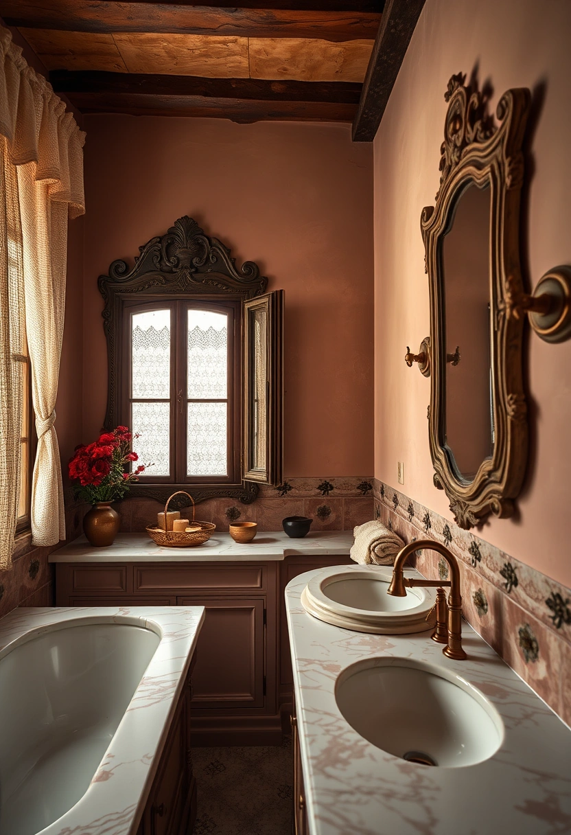 Tuscan bathroom ideas 15