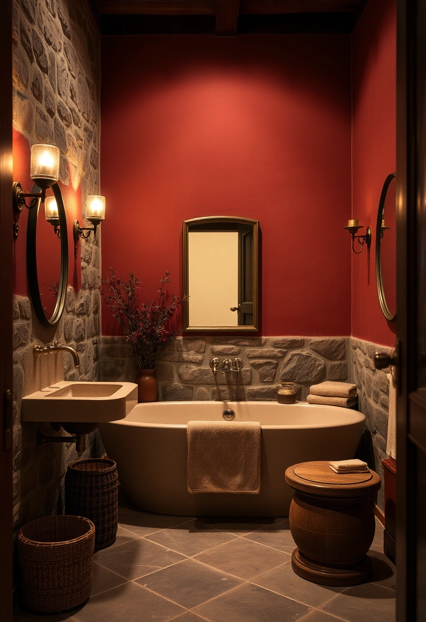 Tuscan bathroom ideas 18