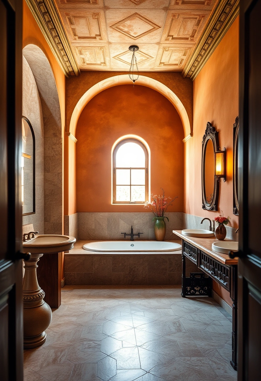 Tuscan bathroom ideas 20