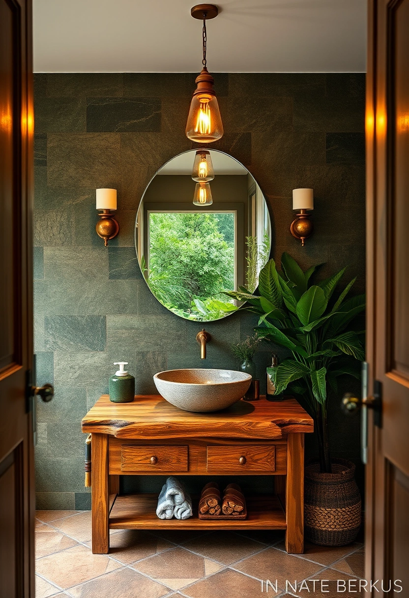 Tuscan bathroom ideas 6