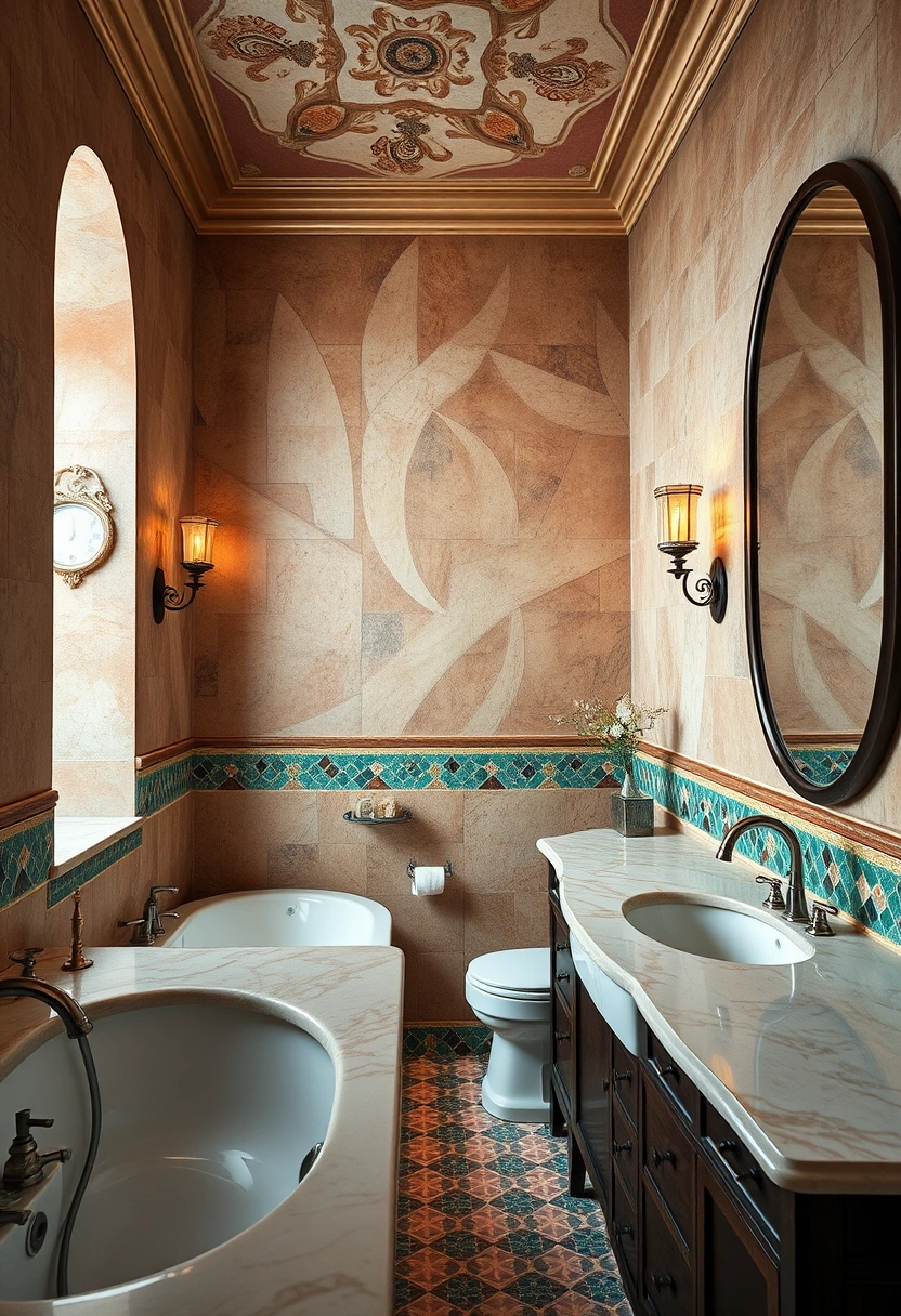 Tuscan bathroom ideas 8