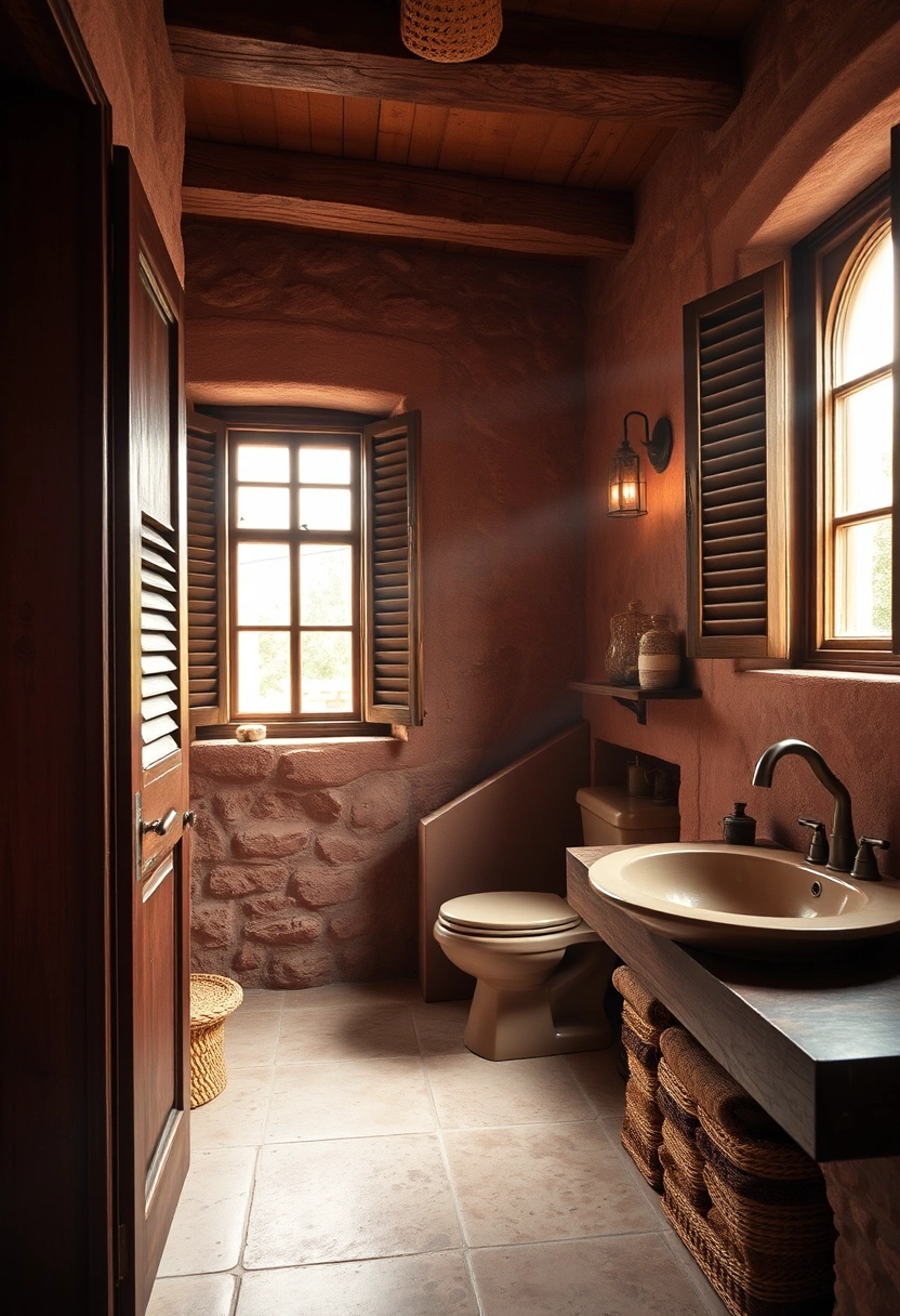 Tuscan bathroom ideas 9