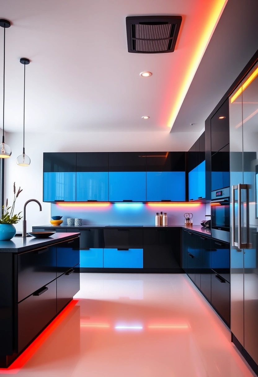 Two tone kitchen cabinets ideas 12