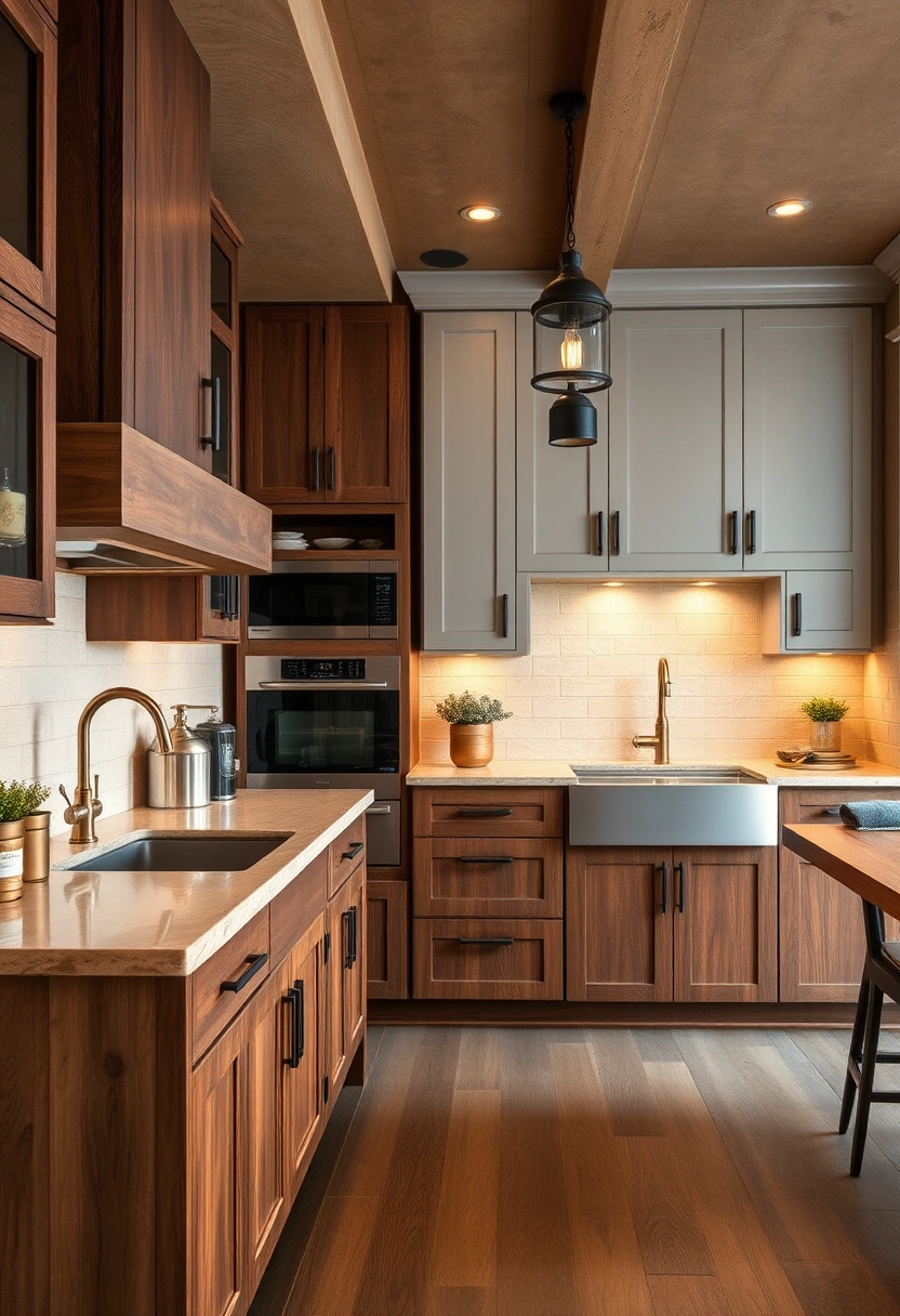 Two tone kitchen cabinets ideas 14