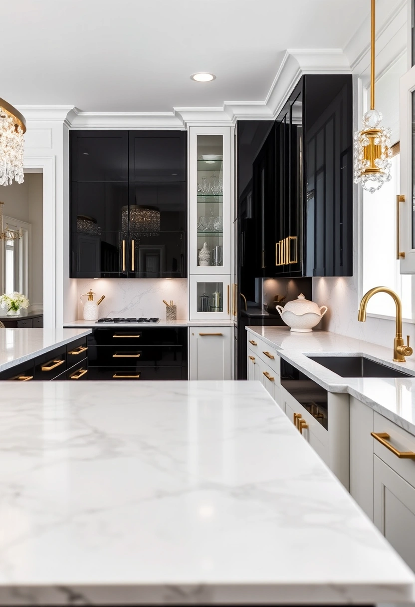 Two tone kitchen cabinets ideas 16