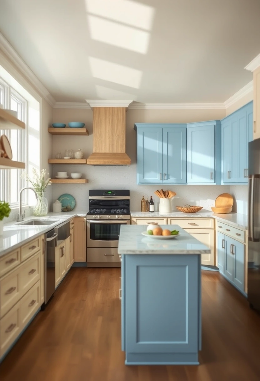 Two tone kitchen cabinets ideas 18