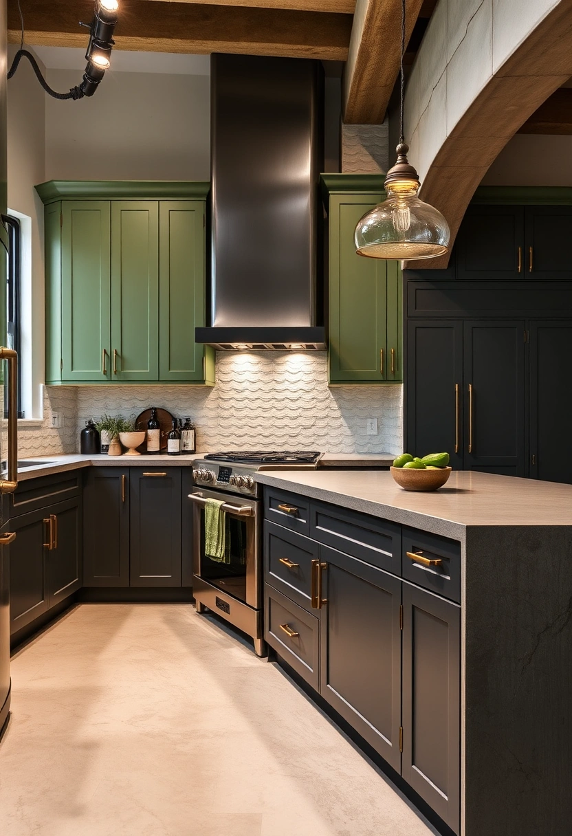 Two tone kitchen cabinets ideas 2