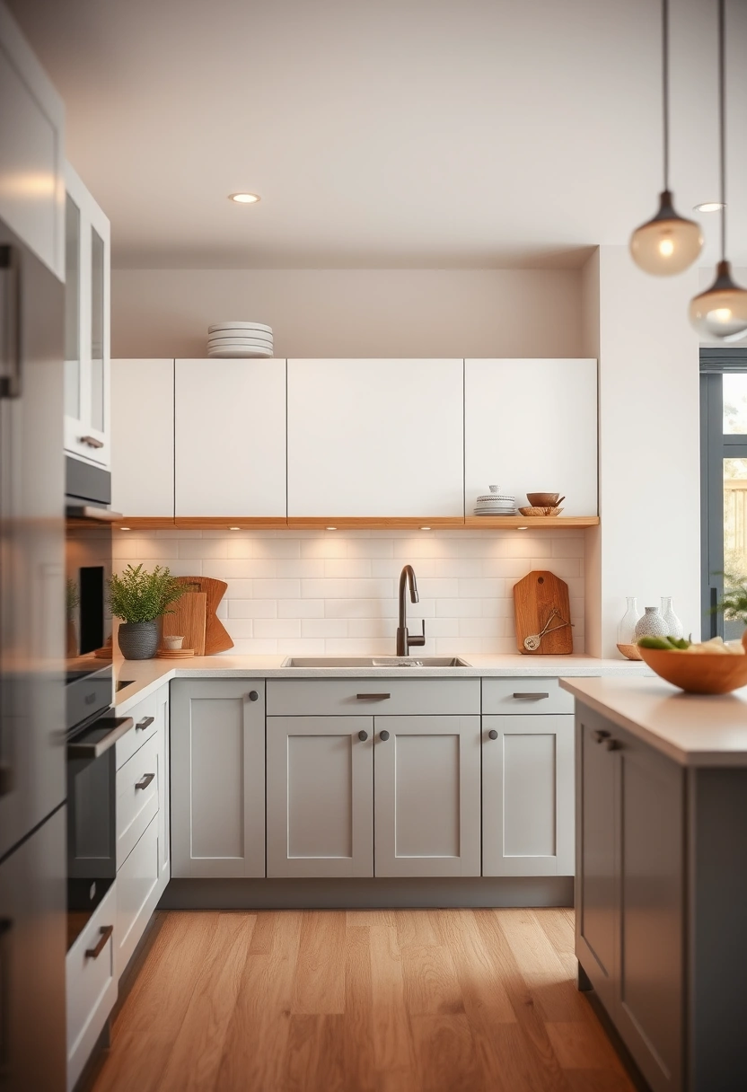 Two tone kitchen cabinets ideas 3