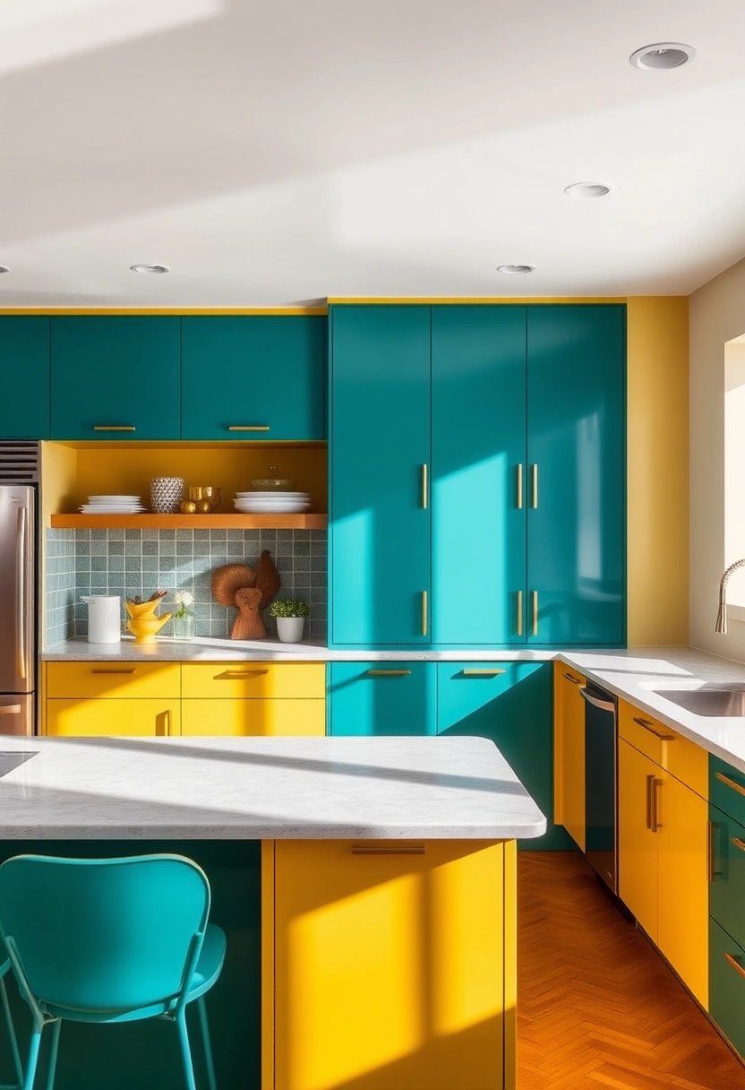 Two tone kitchen cabinets ideas 4