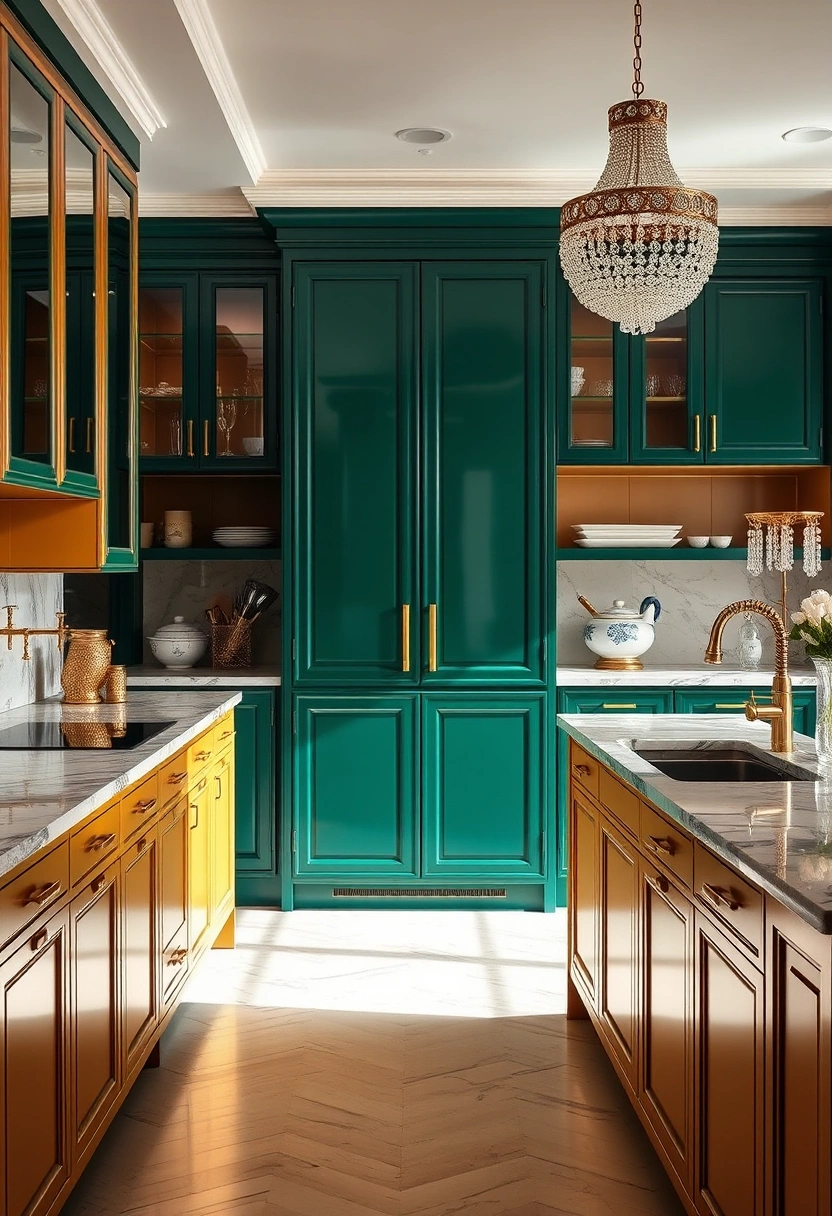 Two tone kitchen cabinets ideas 8