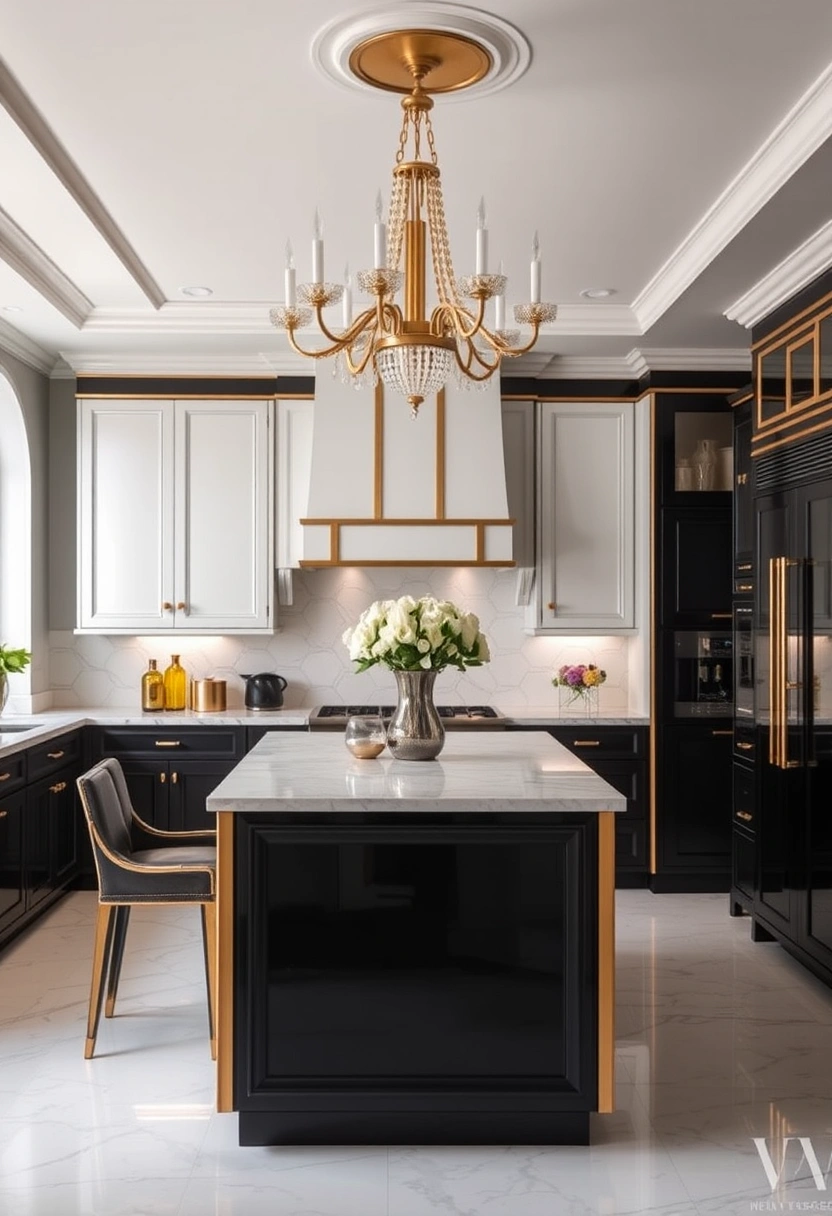 Two tone kitchen ideas 15