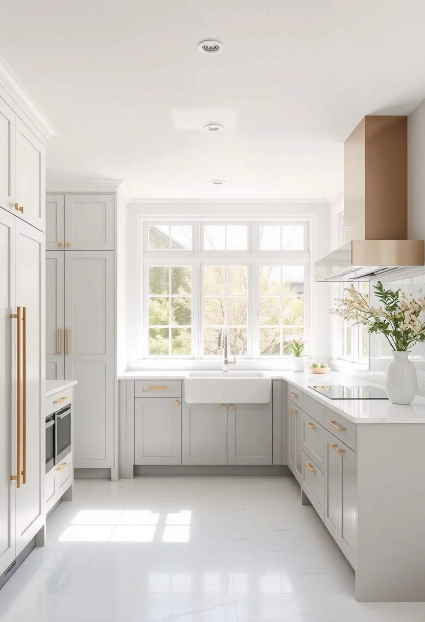Two tone kitchen ideas 2