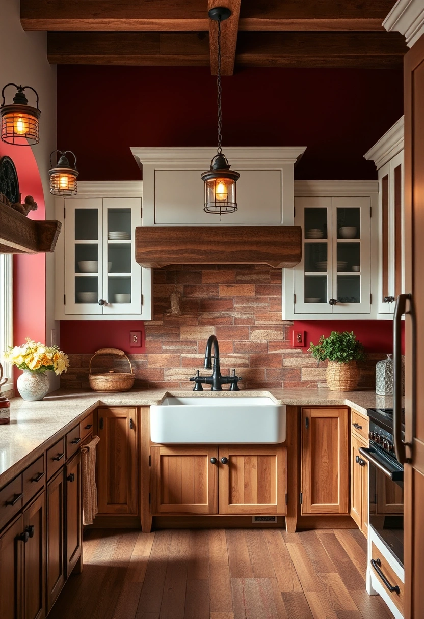 Two tone kitchen ideas 7